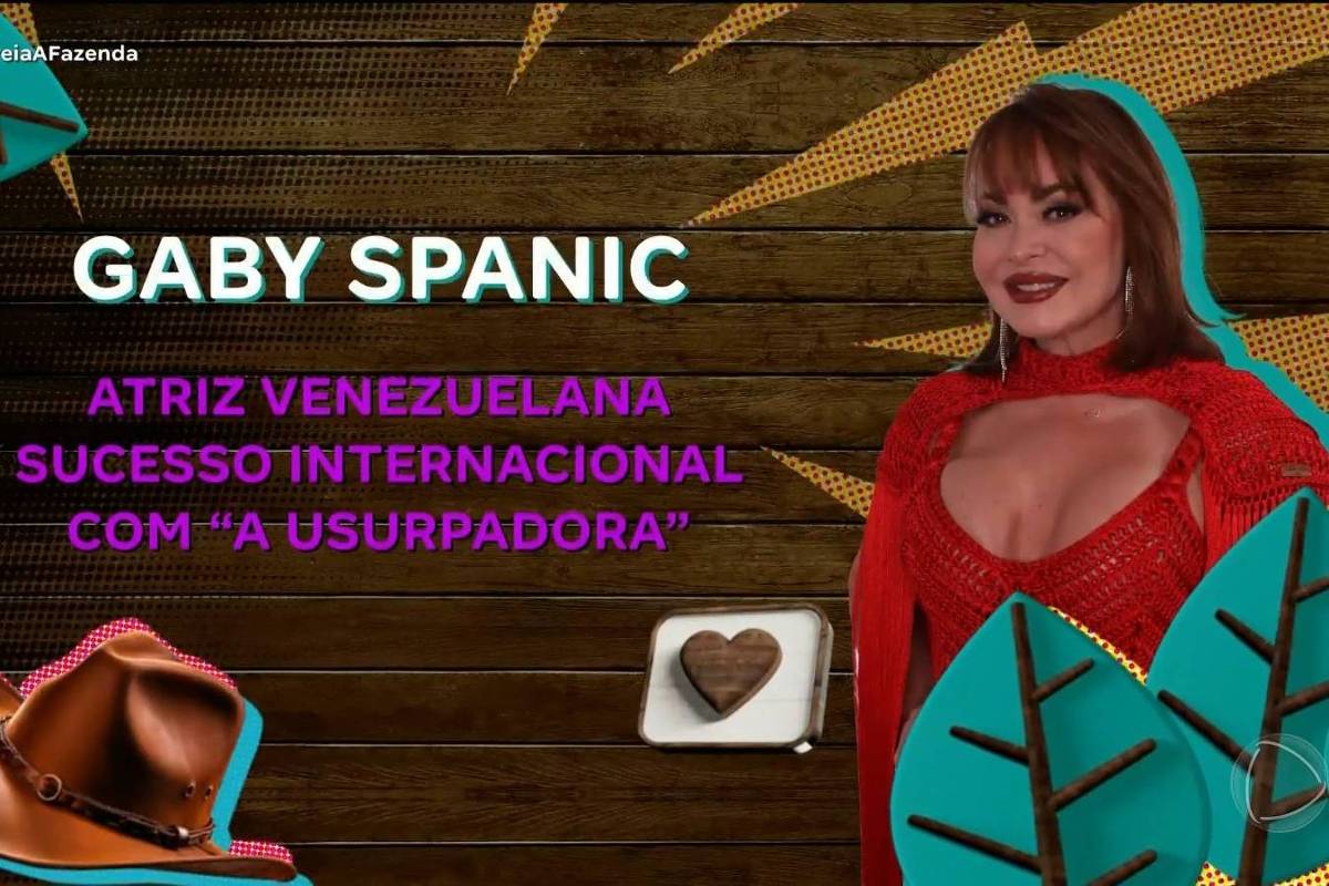 A Fazenda 17: Gabriela Spanic, atriz, é confirmada no reality