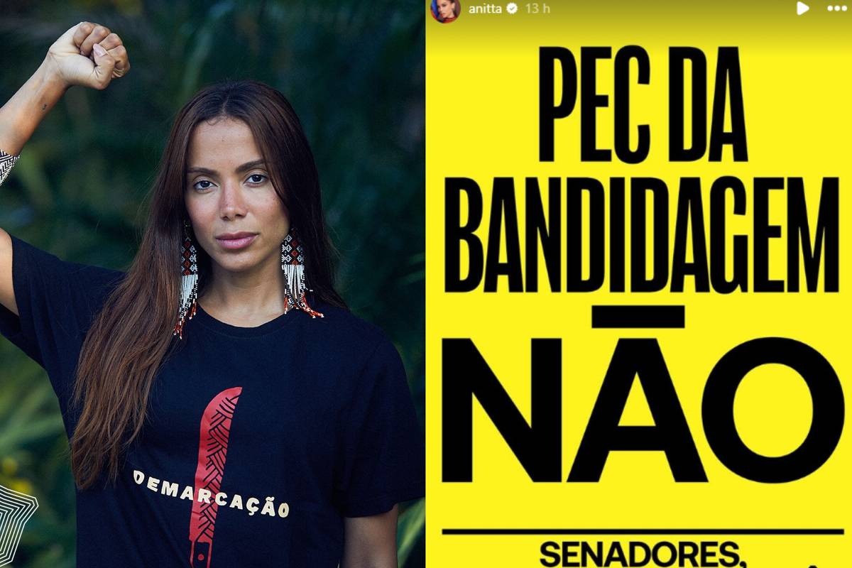 Anitta critica PEC da Blindagem e pede atenção da população para o projeto
