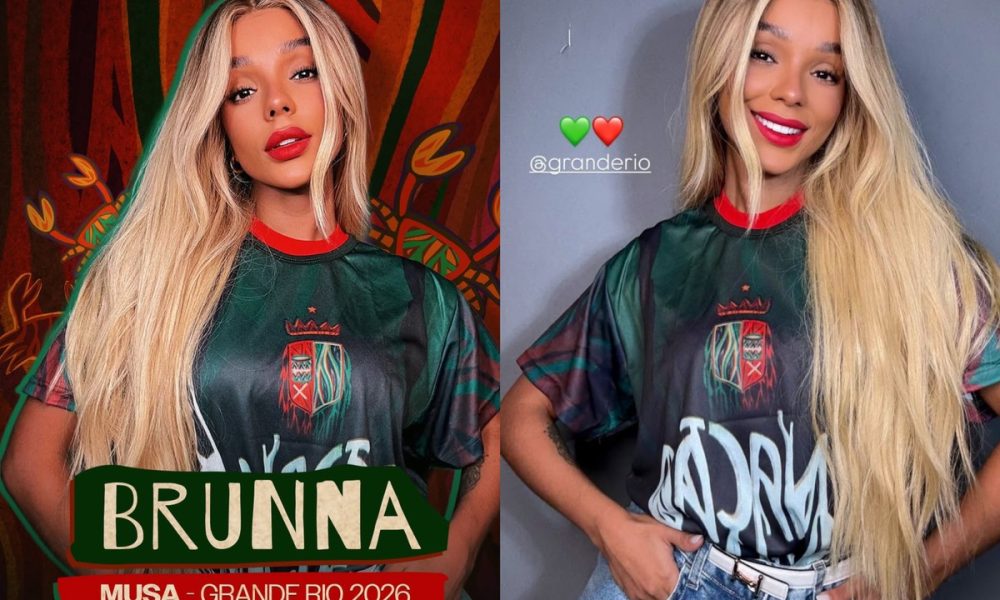 Após treta em saída da Beija-Flor, Brunna Gonçalves anuncia posto de musa na Grande Rio: ‘Muito bem-vinda’