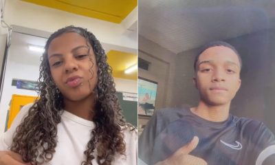 Casal de adolescentes que desapareceu no mar do Leme, na Zona Sul do Rio, é procurado pelos bombeiros