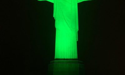 Cristo Redentor será iluminado em verde e receberá projeção especial em homenagem ao Dia Nacional da Doação de Órgãos