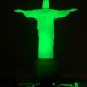 Cristo Redentor será iluminado em verde e receberá projeção especial em homenagem ao Dia Nacional da Doação de Órgãos