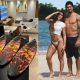 Gabriel Medina presenteia namorada modelo com pranchas personalizadas; veja