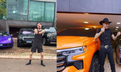 Garagem milionária: Luan Pereira tem carrões de luxo avaliados em mais de R$ 3 milhões; veja