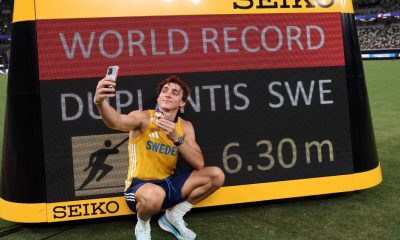 Pela 14ª vez, Duplantis supera o recorde mundial de salto com vara