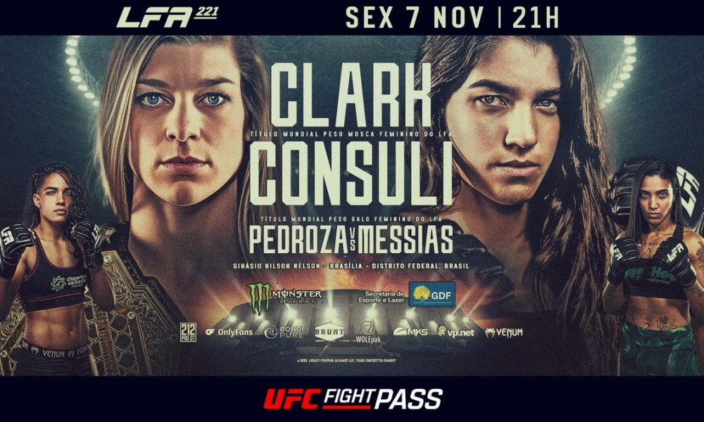 LFA 221 em Brasília terá duas disputas de cinturão mundial em novembro