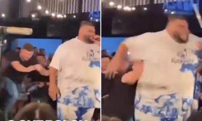 Pai de jovem de 16 anos empurra cantor brutalmente do palco durante show após filha relatar assédio