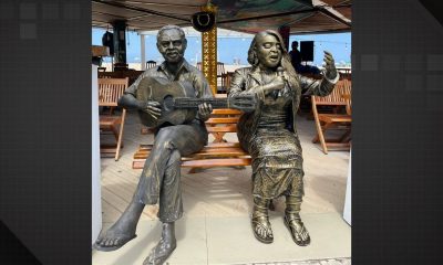 Preta Gil ganha estátua em Copacabana ao lado de Gilberto Gil