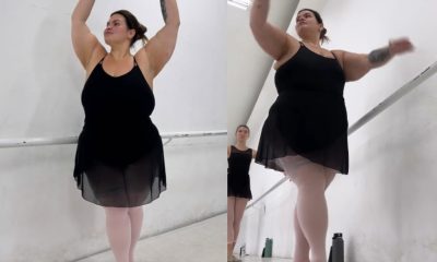 Thais Carla volta a fazer aulas de balé após perder mais de 50kg com cirurgia bariátrica