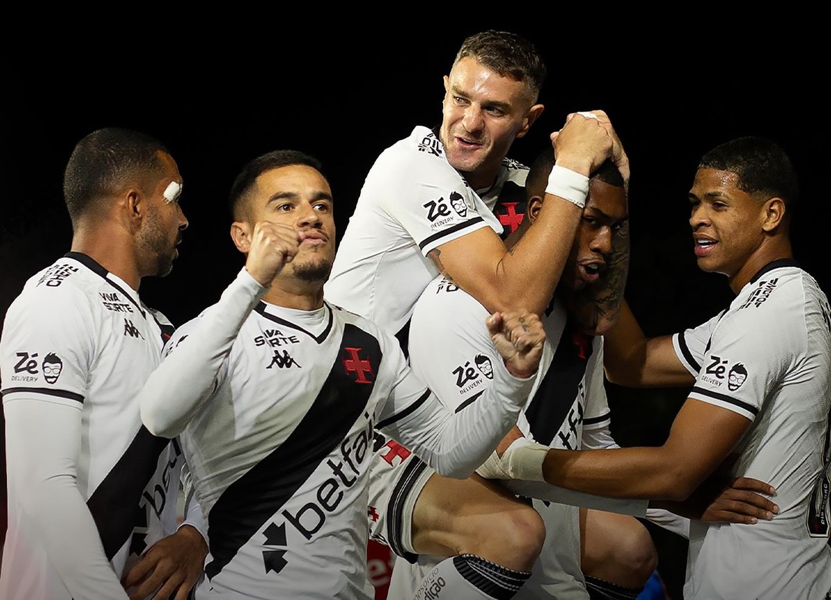 Vasco vence o Cruzeiro com brilho de Rayan e recital de Coutinho