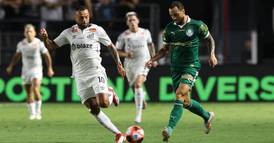 CBF define data para o clássico adiado entre Santos e Palmeiras