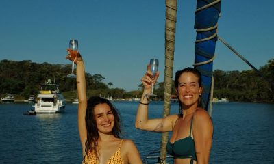 Atriz Marina Moschen fica noiva de fotógrafa