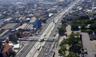 Avenida Brasil: içamento de equipamentos fecha pista lateral no Caju das 23h às 5h – Diário do Rio de Janeiro