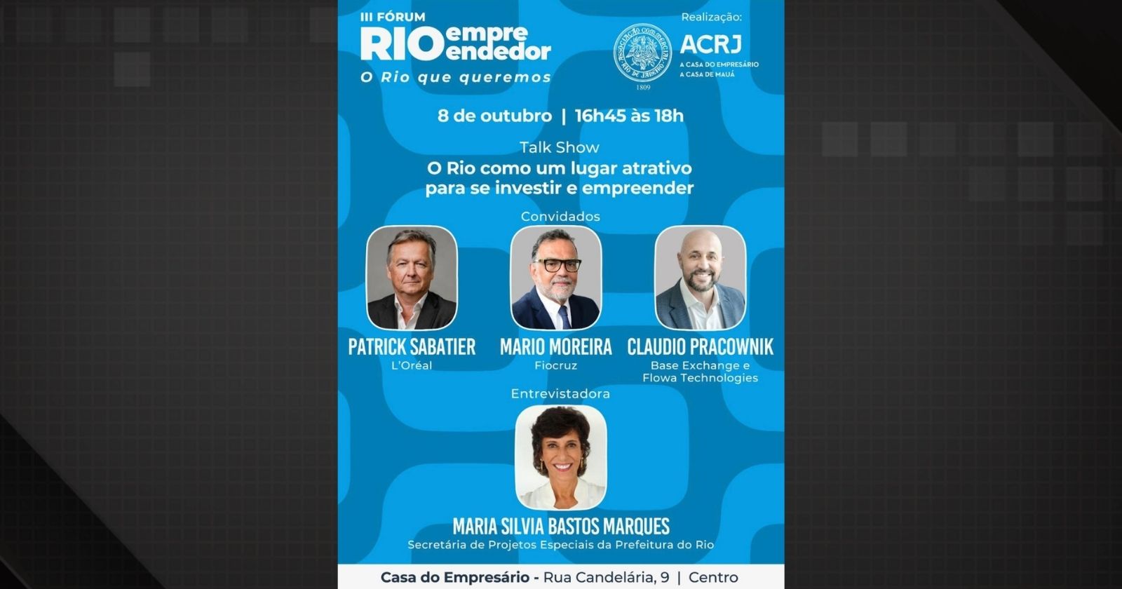 Fórum Rio Empreendedor debate soluções e oportunidades no RJ