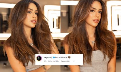Neymar comenta mudança de visual de Bruna Biancardi após críticas