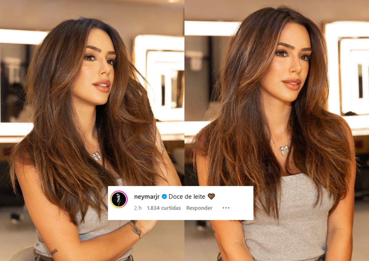 Neymar comenta mudança de visual de Bruna Biancardi após críticas