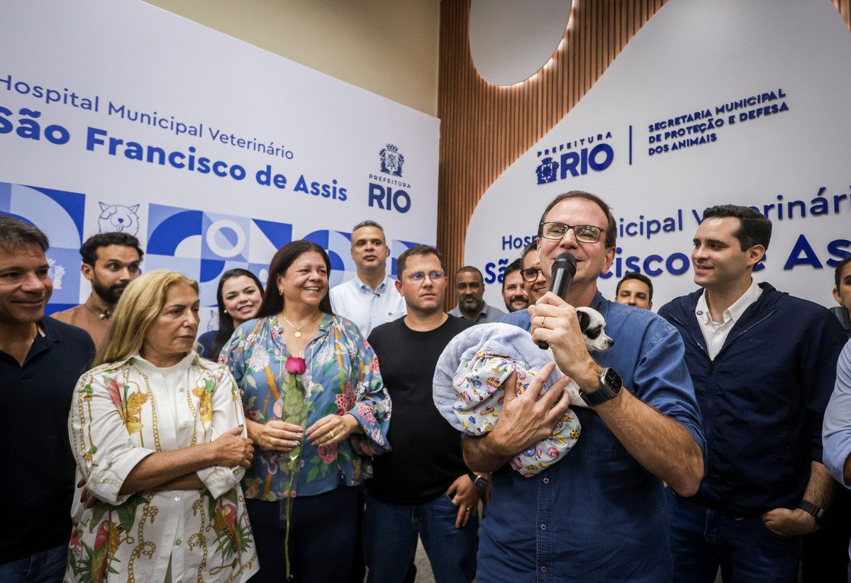 Prefeitura inaugura hospital veterinário na Zona Norte do Rio; unidade oferece exames, cirurgias e microchip para bichinhos