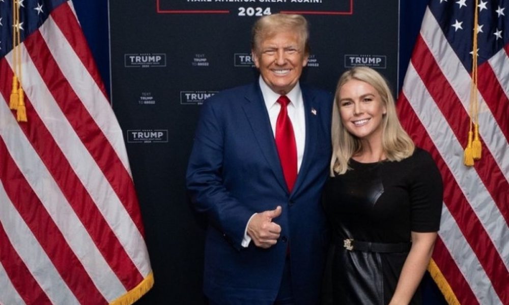 Trump volta a fazer comentário elogioso sobre os lábios de secretária de Imprensa