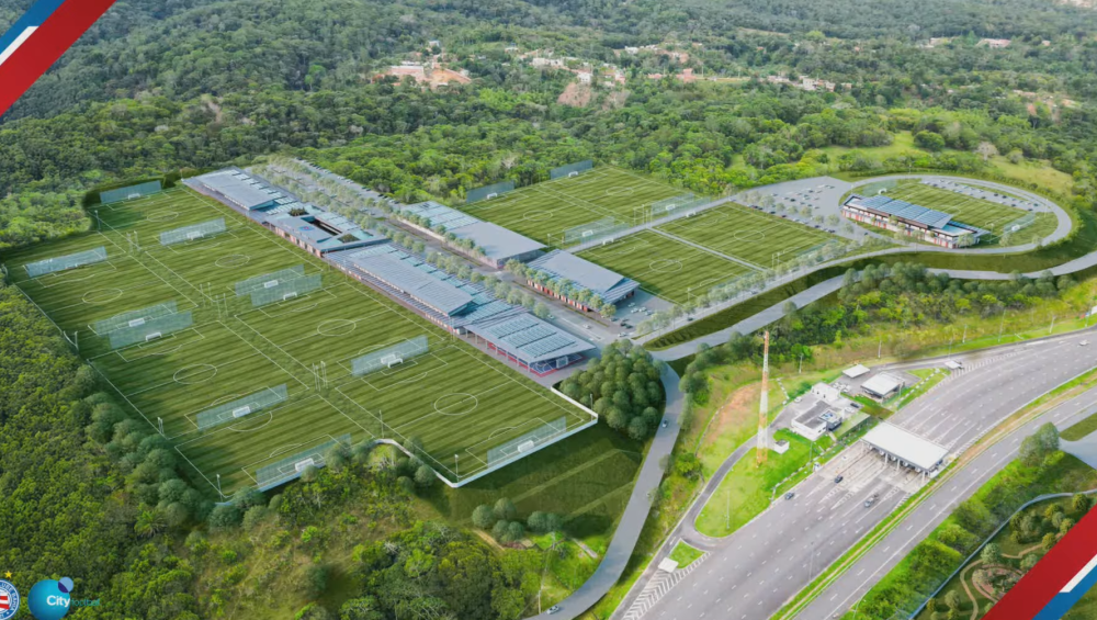 Novo CT do Bahia terá hotel, miniestádio e 12 campos de futebol; confira imagens