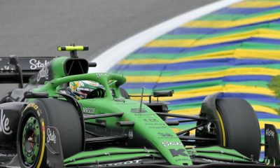 F1: Bortoleto bate em Interlagos e abandona na primeira volta