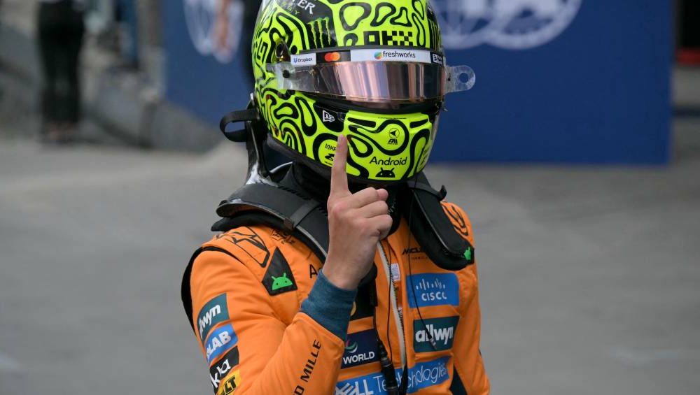 Norris leva pole em dia perfeito em Interlagos; Gabriel larga do box em 20º