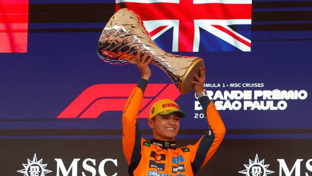 F1: Norris completa final de semana perfeito em Interlagos com vitória; Bortoleto abandona