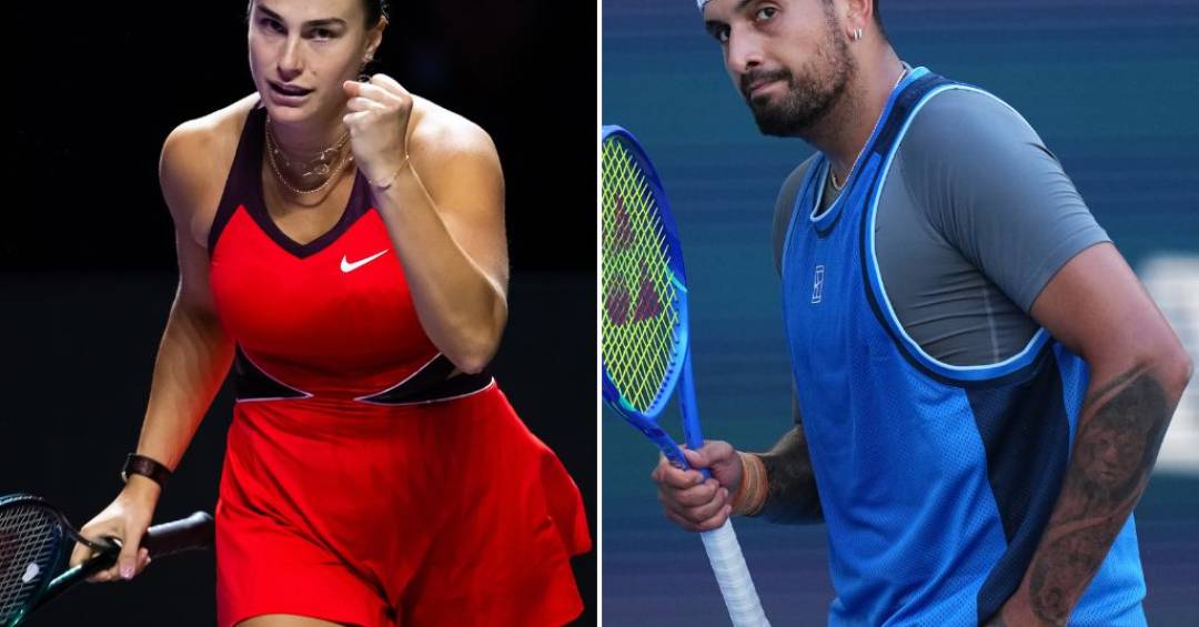 Batalha dos sexos: Sabalenka enfrentará Kyrgios em jogo de exibição