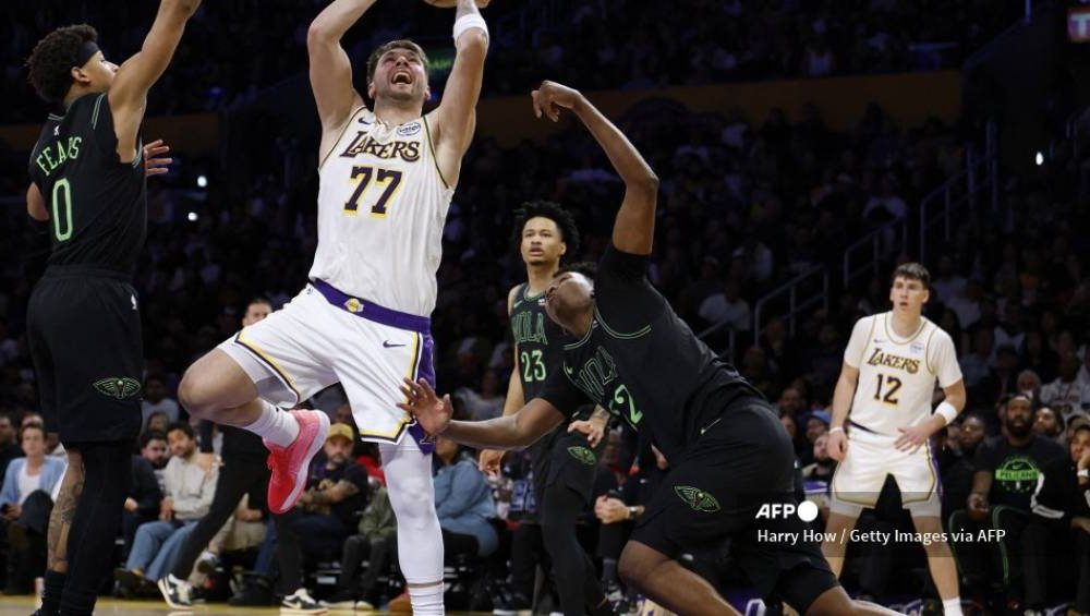 Luka Doncic se junta a LeBron, Kobe e Shaquille com novo recorde pelos Lakers