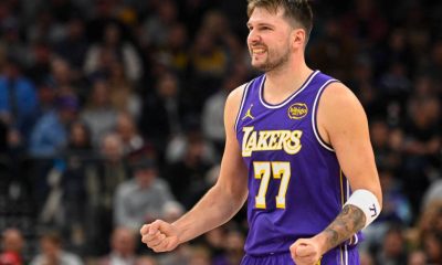 Com triplo-duplo de 45 pontos, Luka Doncic bate novo recorde com o Lakers
