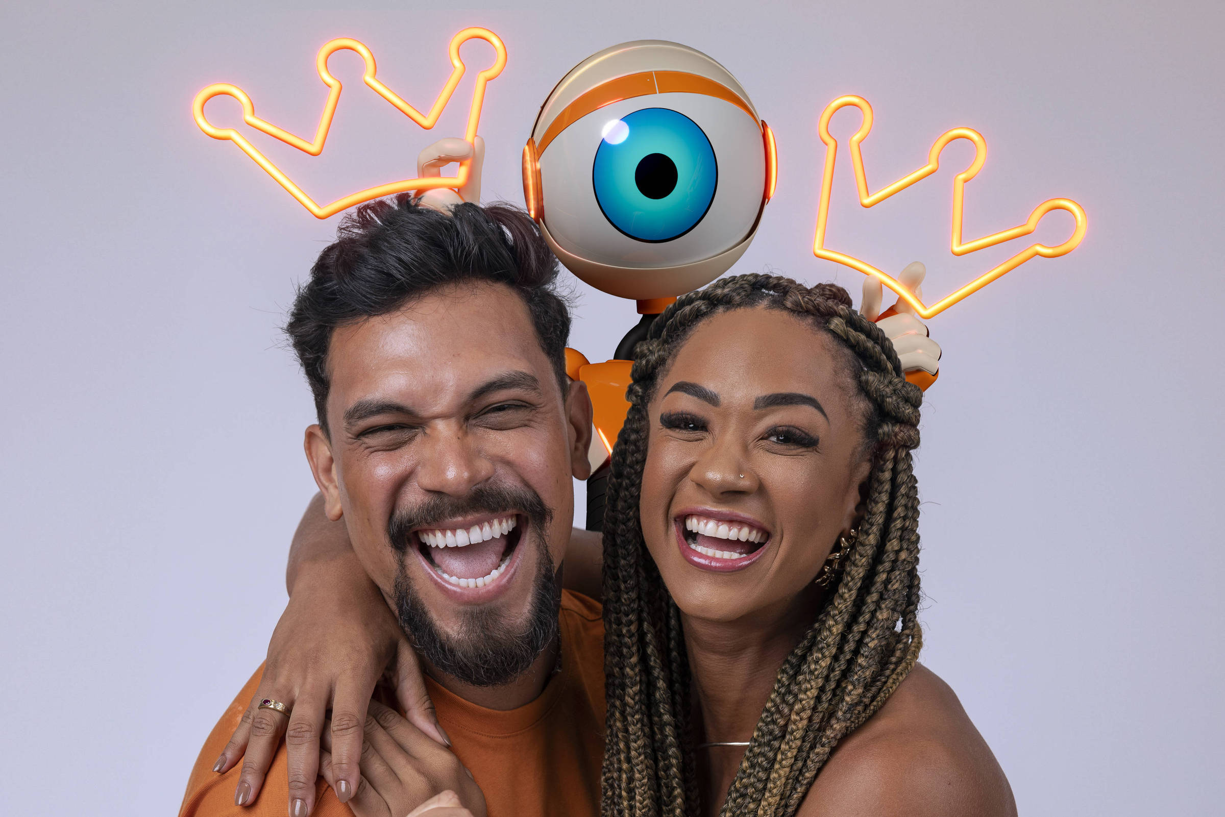 Aline Patriarcae e Vinícius Nascimento, do BBB25, vão apresentador Mesacast em 2026