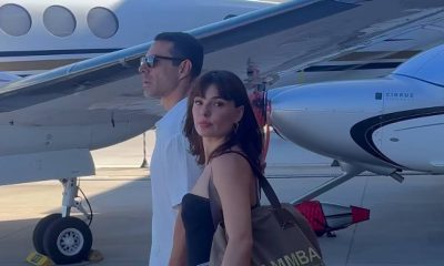 Isis Valverde e Marcus Buaiz exibem novo jatinho em viagem com as crianças
