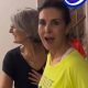 Fátima Bernardes leva susto ao ver salto dos filhos de paraquedas; assista