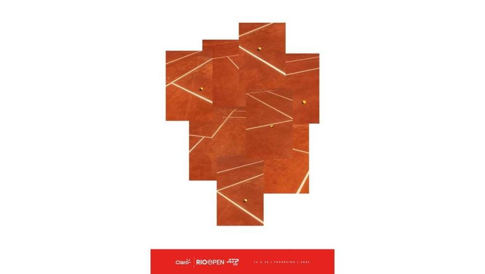 O detalhe escondido na arte oficial do Rio Open 2026